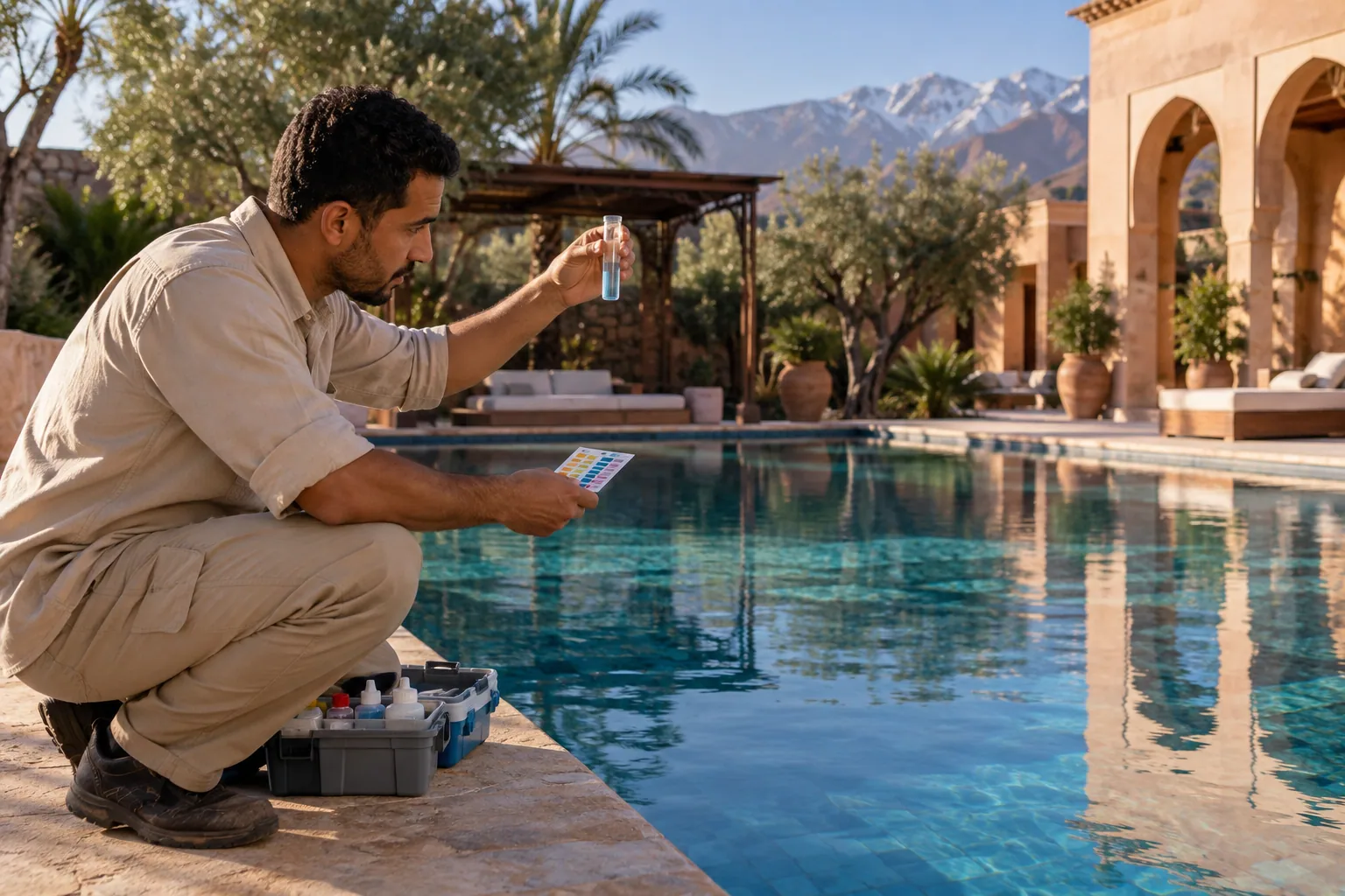 Analyse de l'eau : Lecture des parametres essentiels avant toute recommandation de traitement.