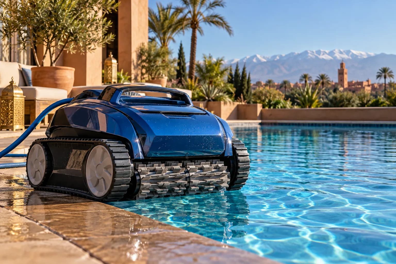 Robots & accessoires : Aide au nettoyage, buses, skimmers, projecteurs et pieces utiles.