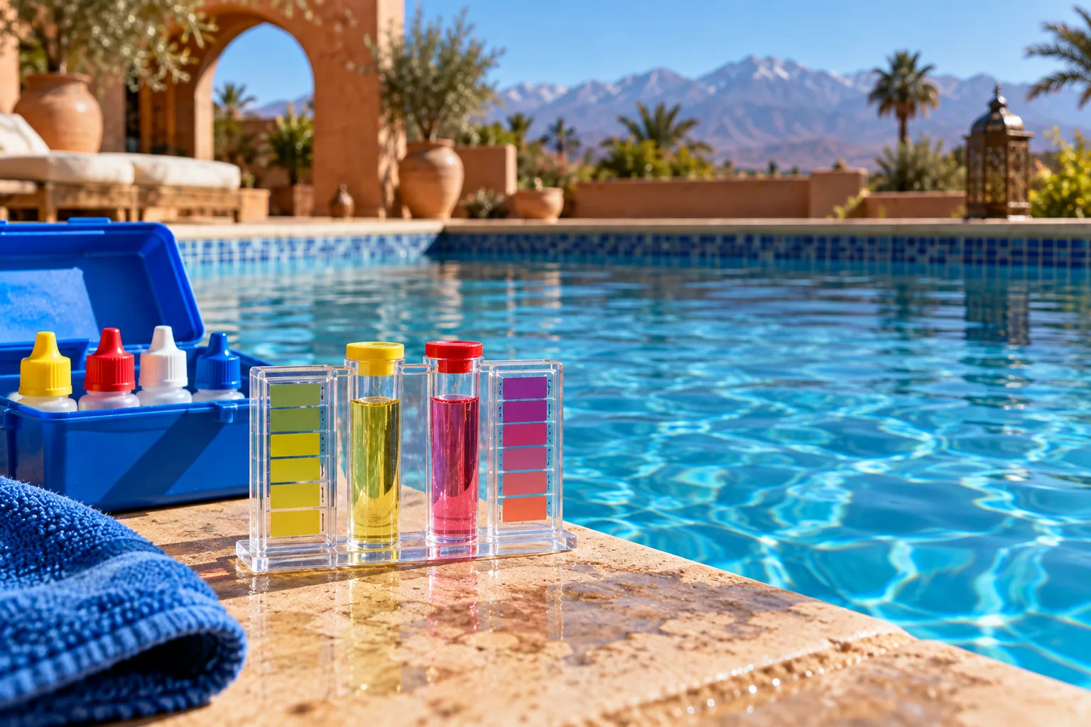 Equilibre pH, TAC, durete : Base indispensable pour proteger l'eau, les equipements et le confort.