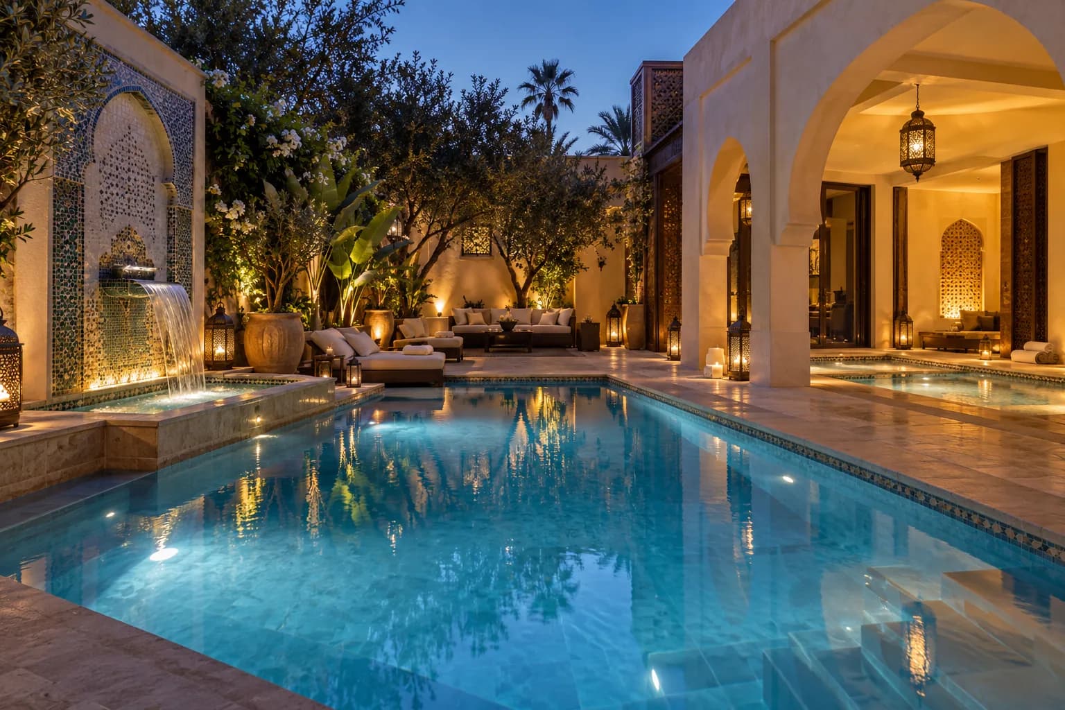 Installation technique pour piscine au Maroc